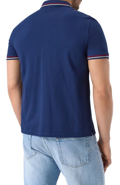 Хлопковое поло VALENTINO, арт. 6V3MH01KAQJ, фото 4