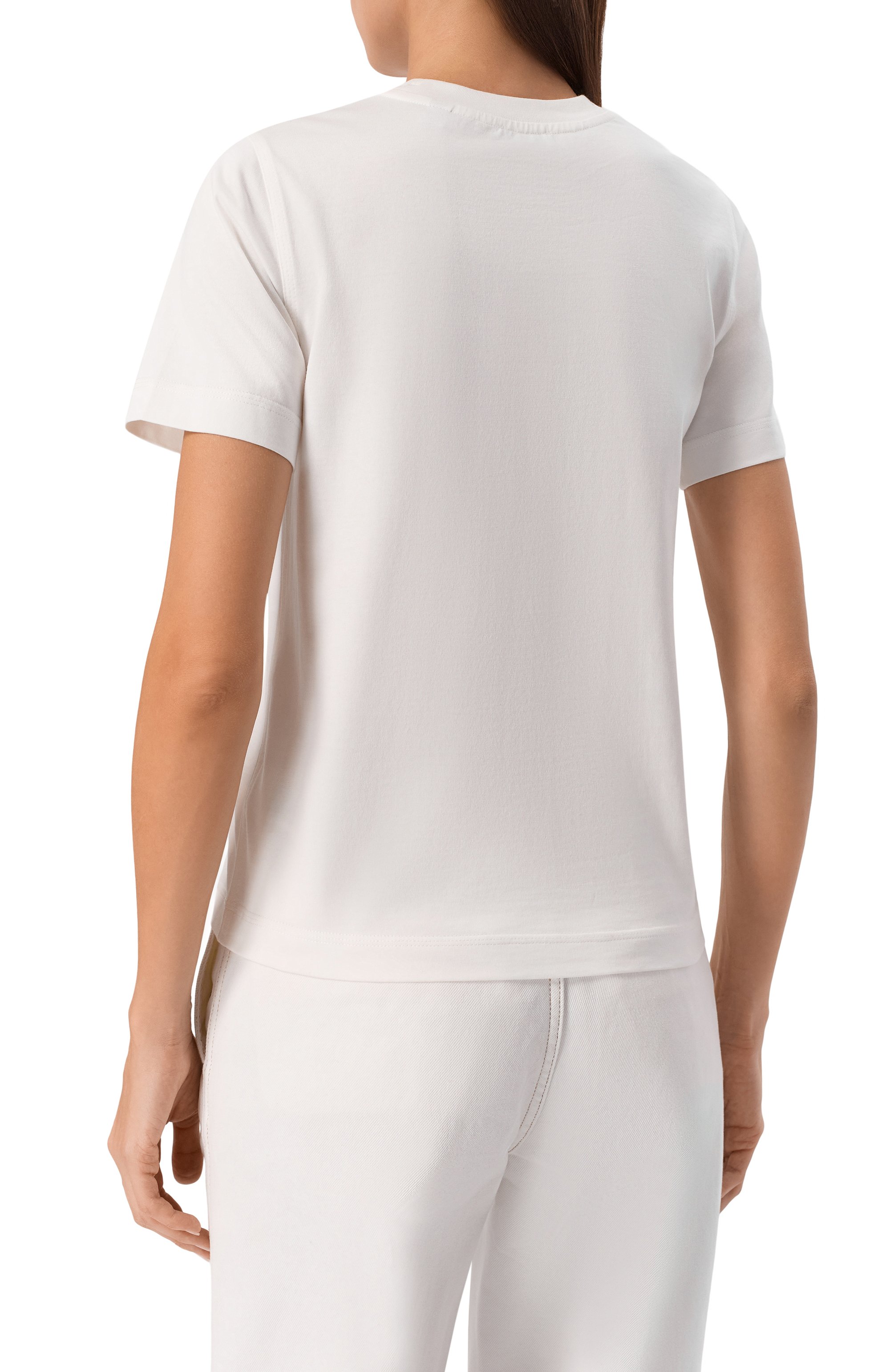 Хлопковая футболка BURBERRY, арт. 8104886, фото 4