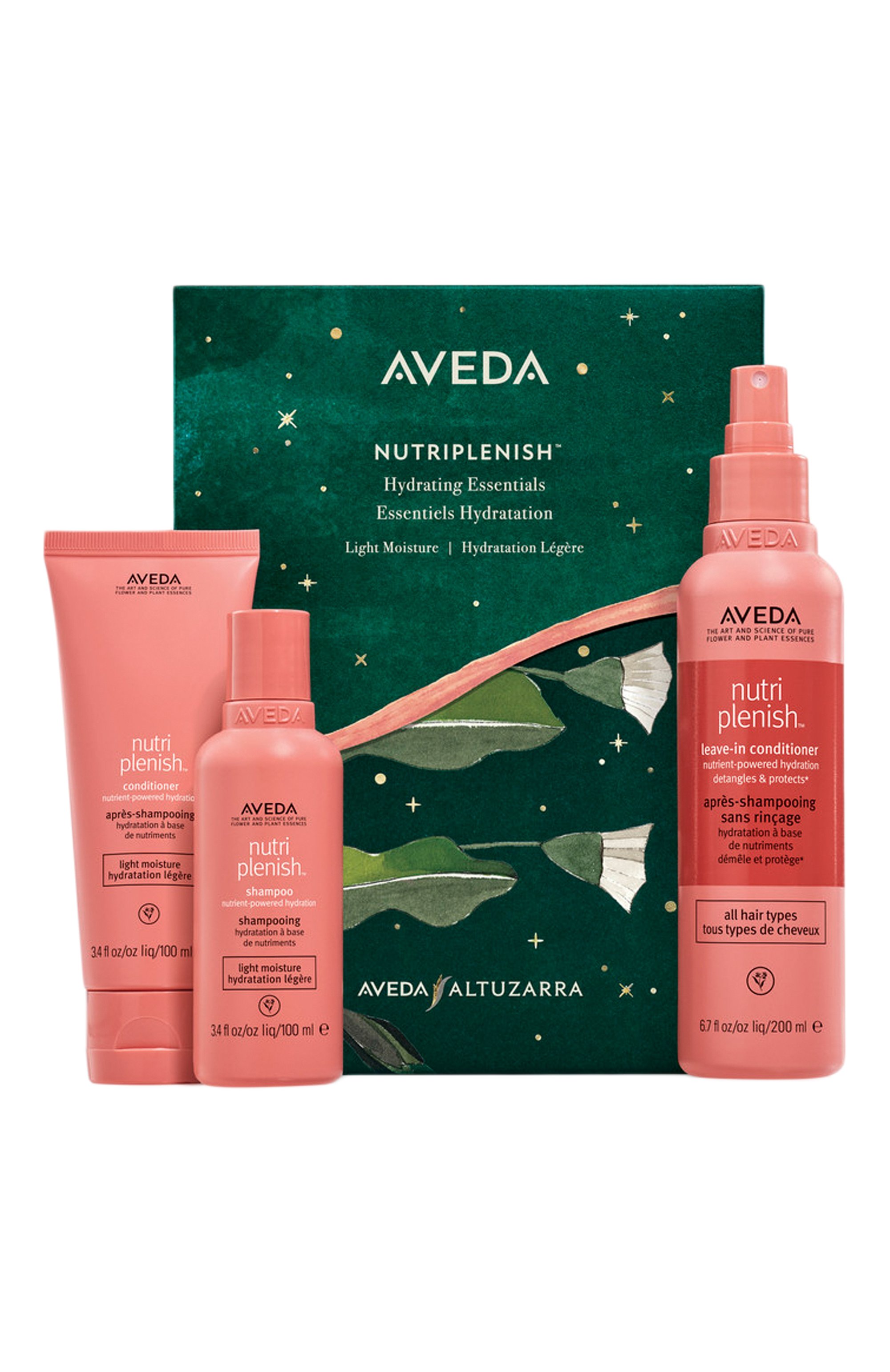 Набор для волос nutriplenish™ hydrating essentials: light moisture (2x100+200ml) AVEDA, арт. V3QB-01, фото 1