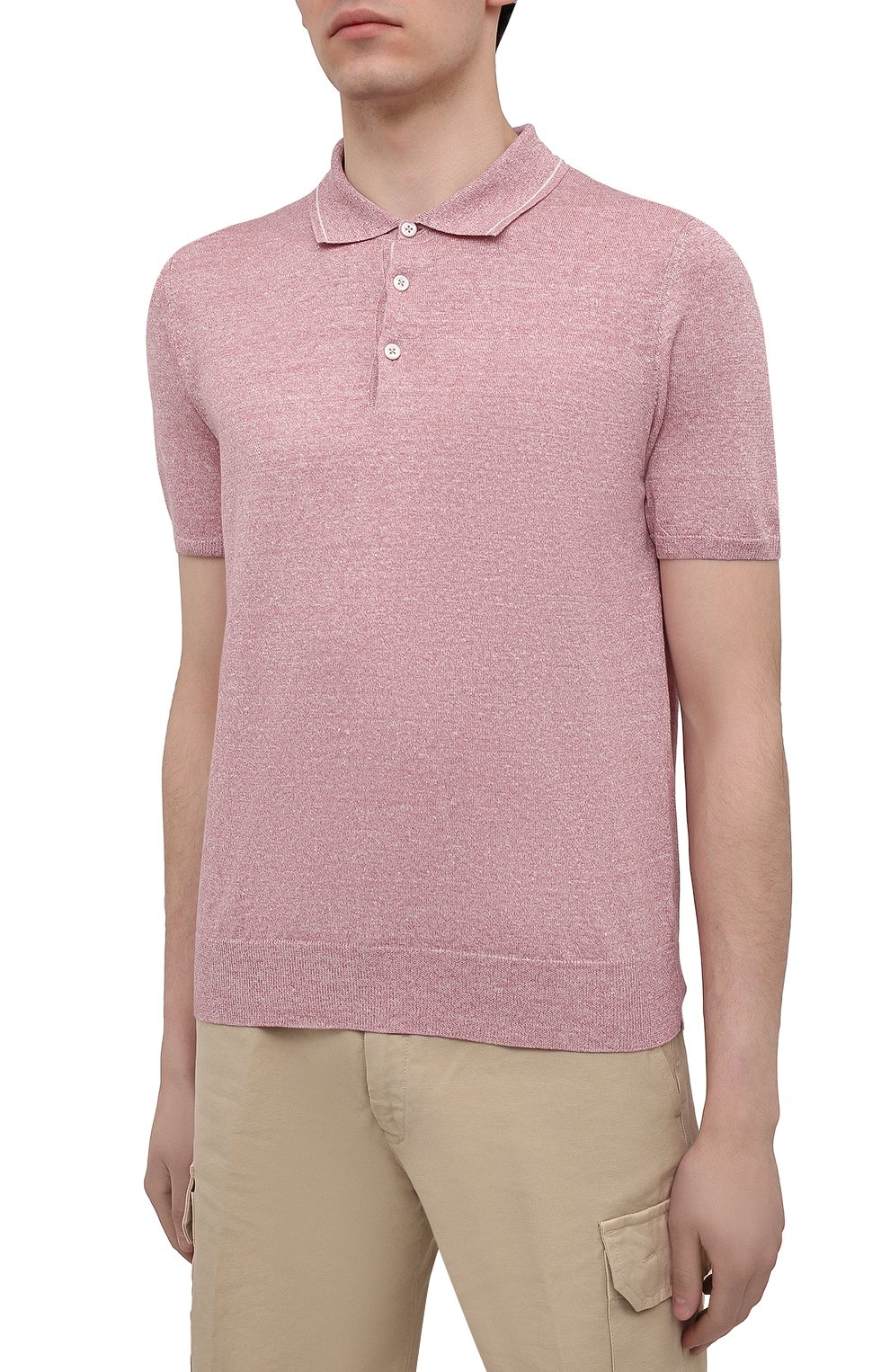 Поло изо льна и хлопка FIORONI, арт. MK20701C1, фото 3