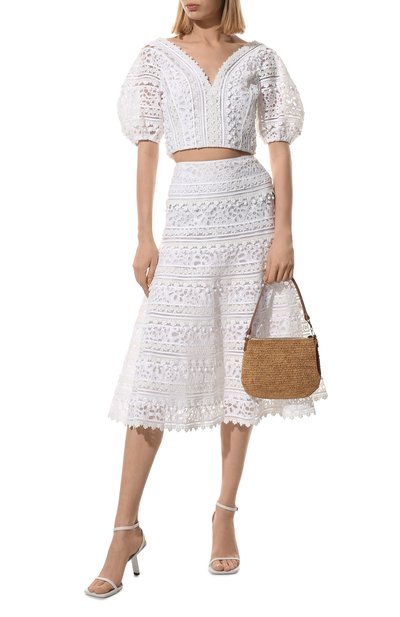 Хлопковый топ CAROLINA HERRERA, арт. R2211E214SCE, фото 2