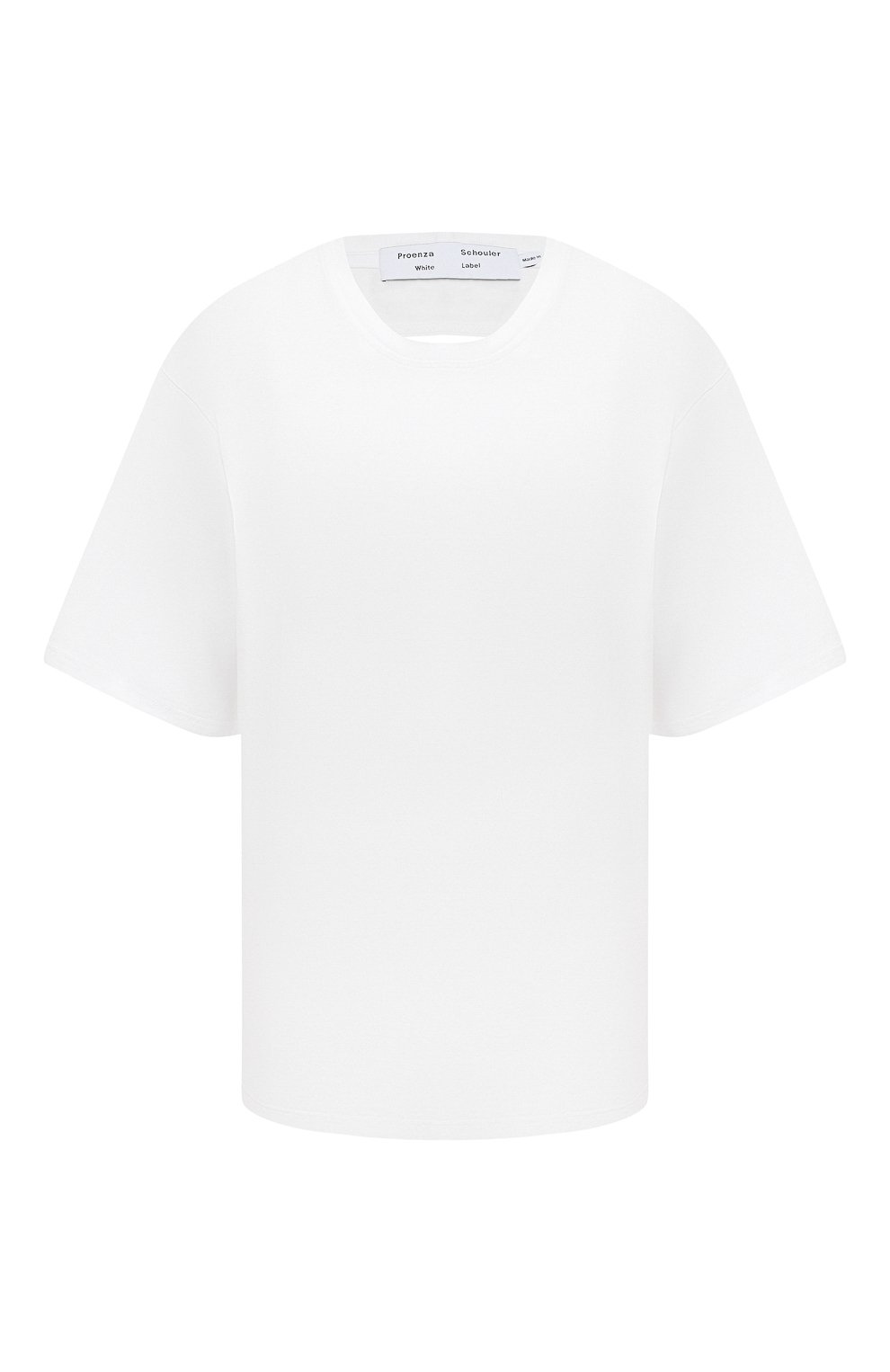 Хлопковая футболка PROENZA SCHOULER WHITE LABEL, арт. WL2034164-JC137, фото 1
