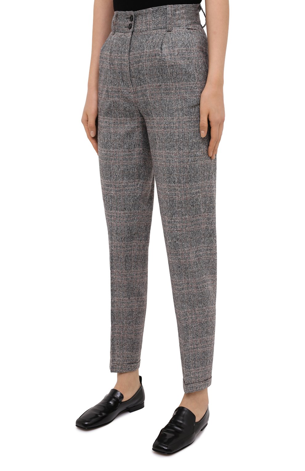 Брюки из шелка и шерсти KITON, арт. D50106S06305, фото 3