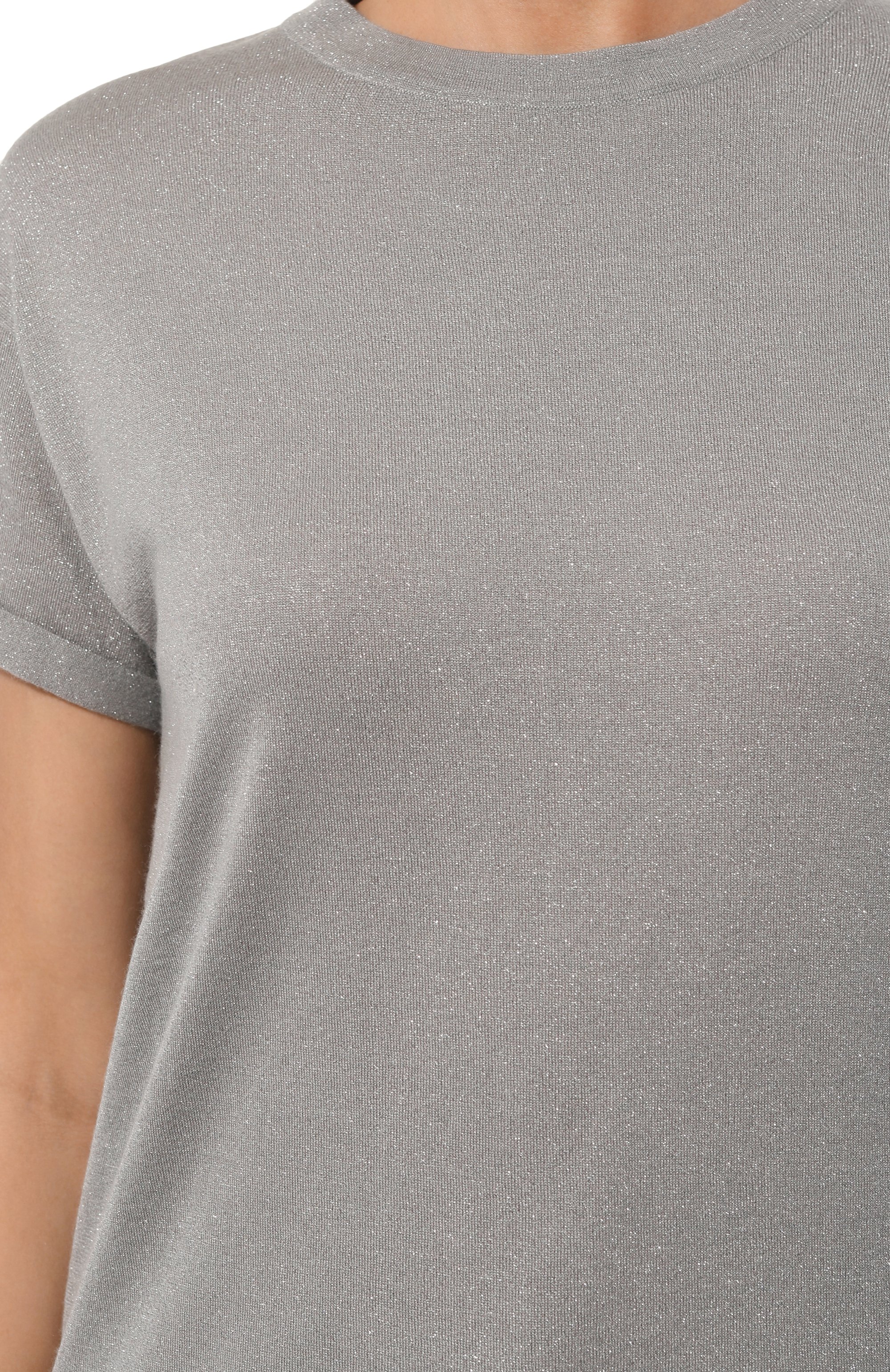 Пуловер из кашемира и шелка BRUNELLO CUCINELLI, арт. M41810000, фото 5