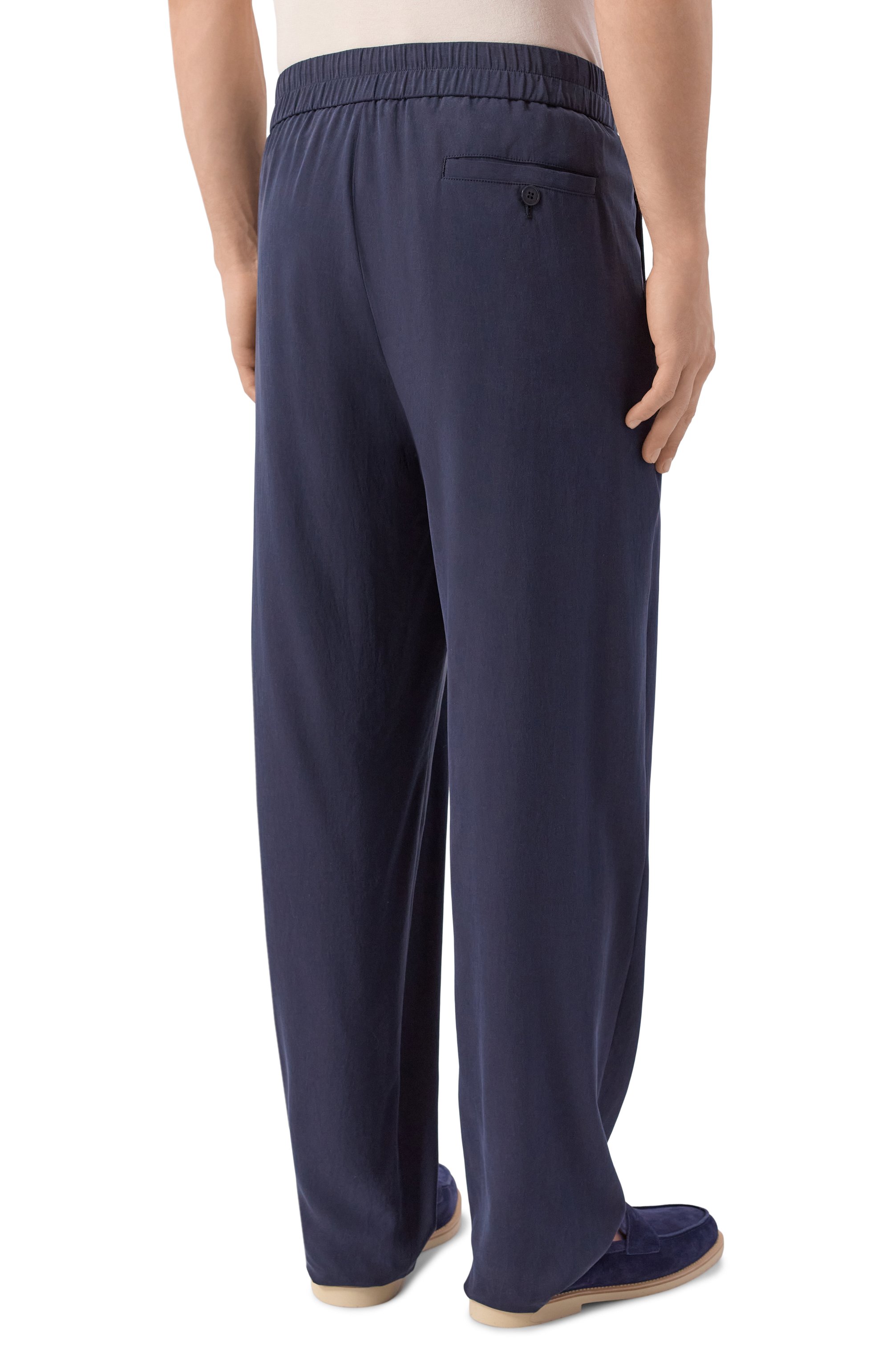 Шелковые брюки GIORGIO ARMANI, арт. GM003375/TE20664, фото 4