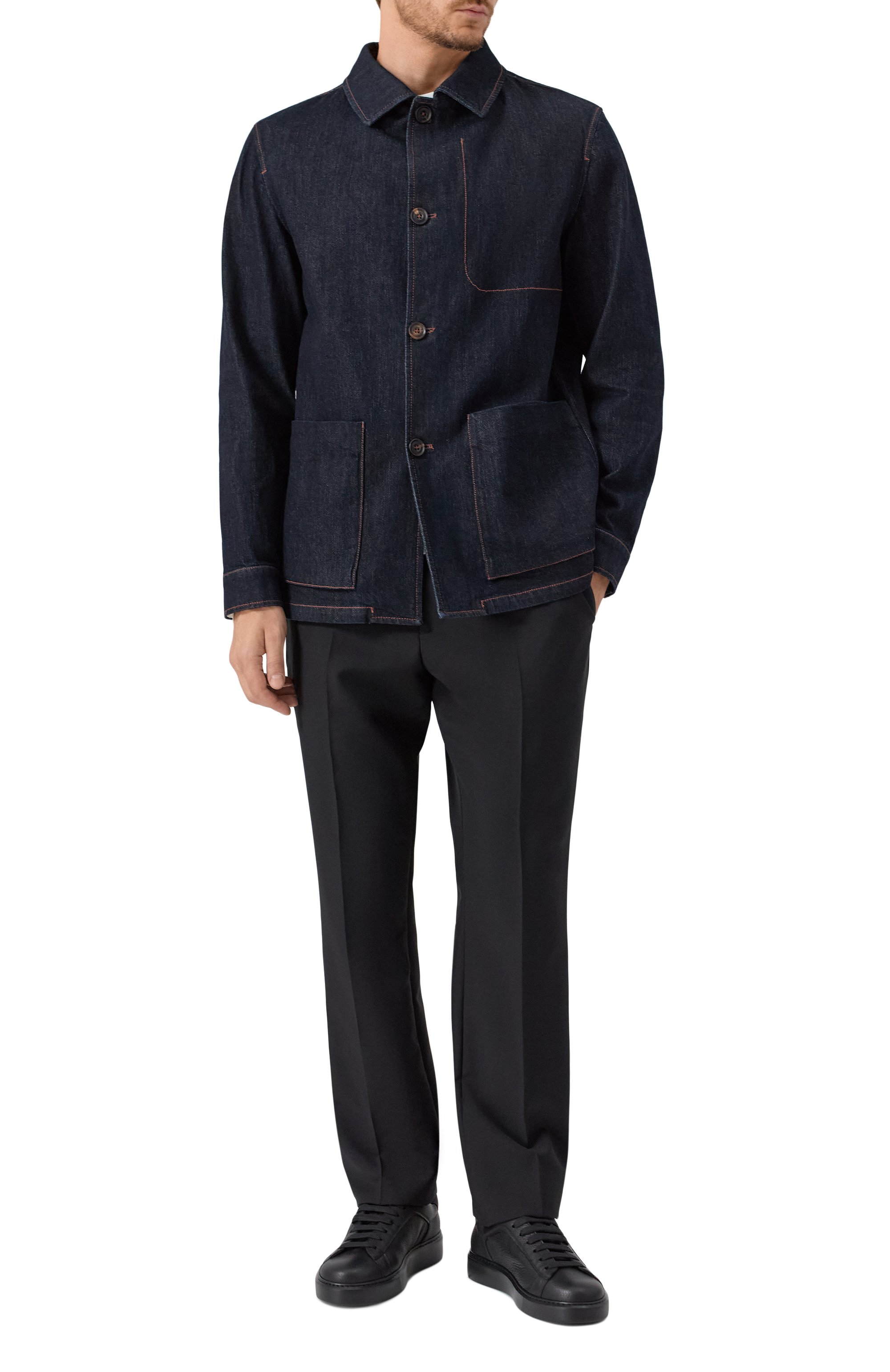 Кожаные кеды DOUCAL'S, арт. DU2852ALEXPF781N, фото 2