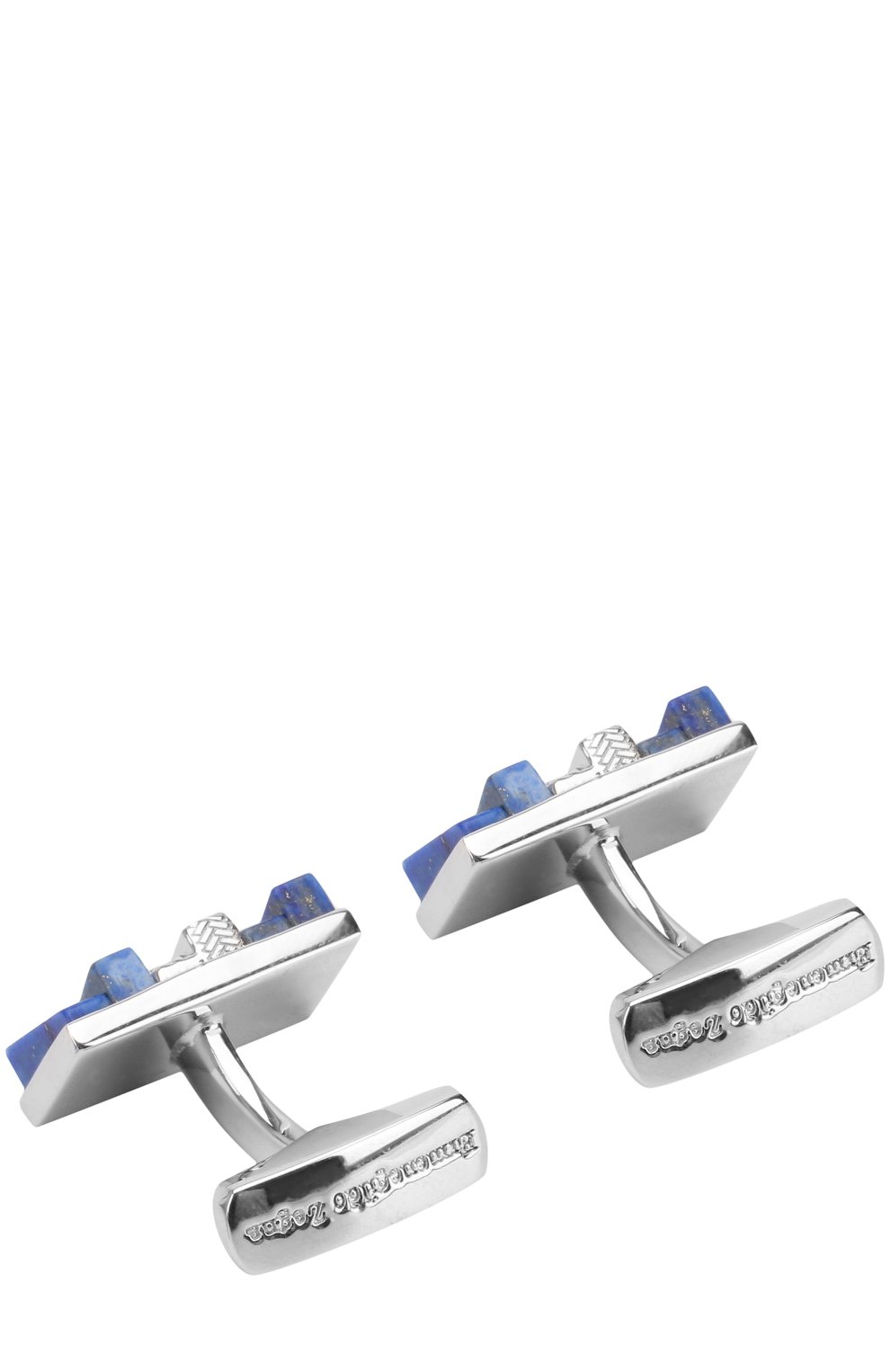 Серебряные запонки с отделкой ZEGNA, арт. ZCL0943, фото 2