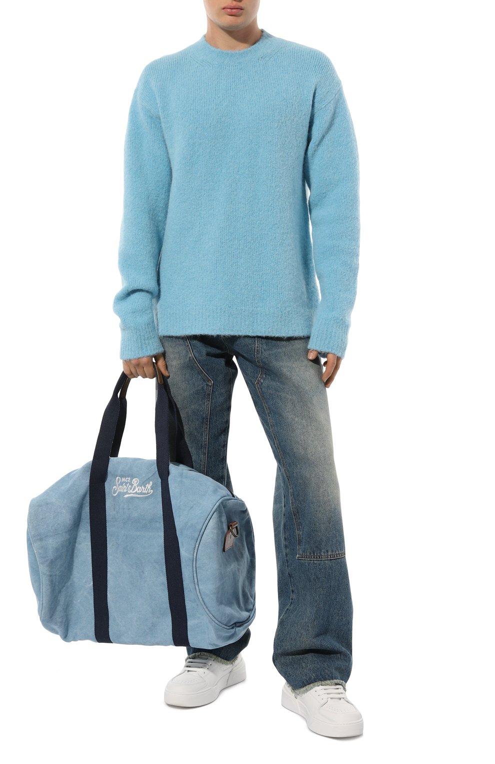 Текстильная спортивная сумка MC2 SAINT BARTH голубого цвета по цене 15800 руб., арт. STBA/JETLEG R0UND/06578D, фото 7 Текстильная спортивная сумка MC2 SAINT BARTH, арт. STBA/JETLEG R0UND/06578D, фото 7