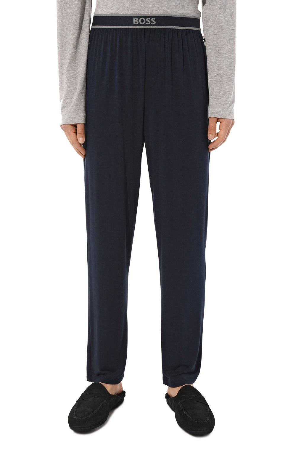 Брюки BOSS темно-синего цвета по цене 6000 руб., арт. 50475241, фото 3 Брюки BOSS, арт. 50475241, фото 3