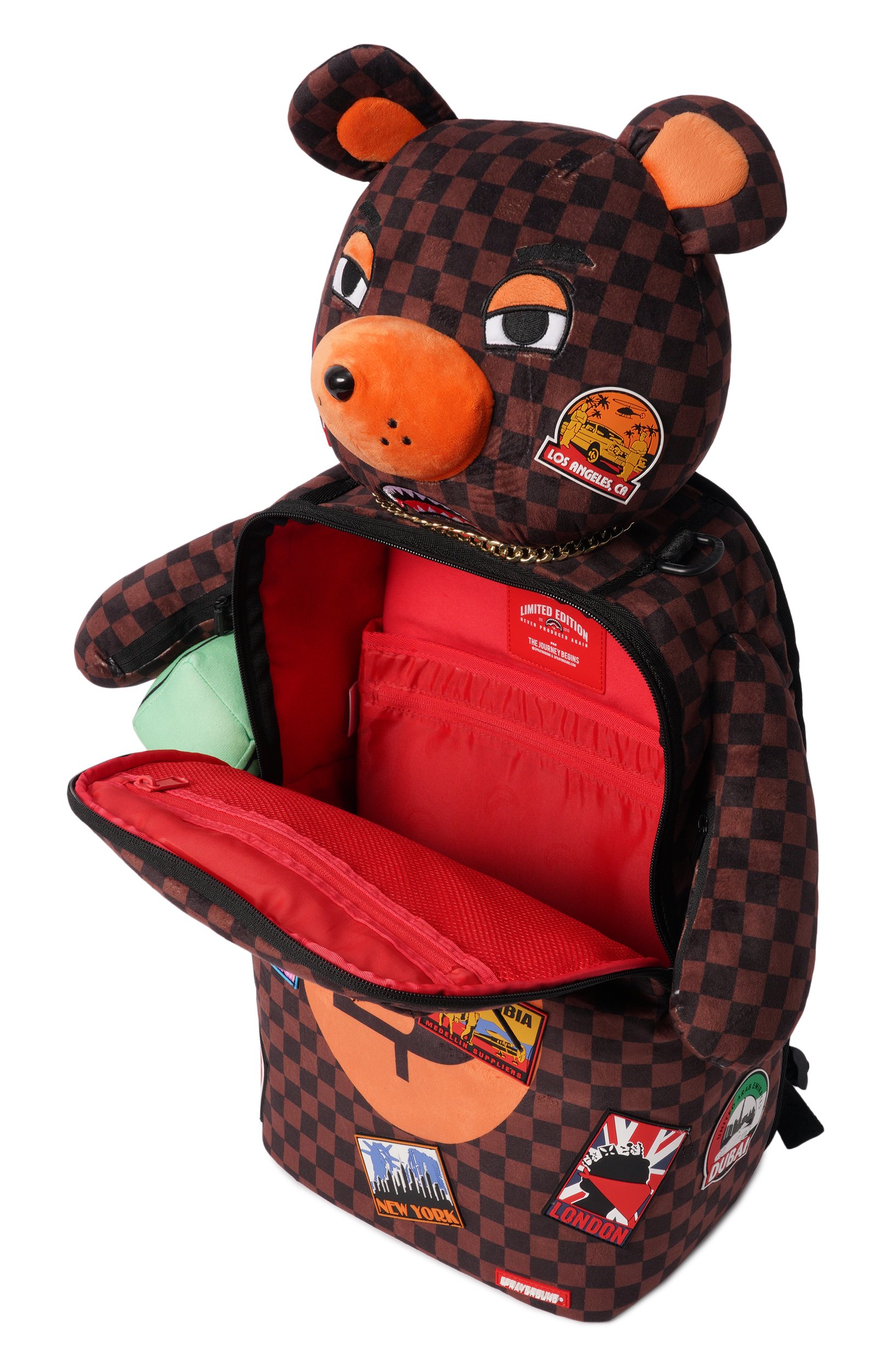 Рюкзак SPRAYGROUND, арт. 910B8499NSZ/GL0BAL M0GUL 2 BIG BEAR BACKPACK, фото 3