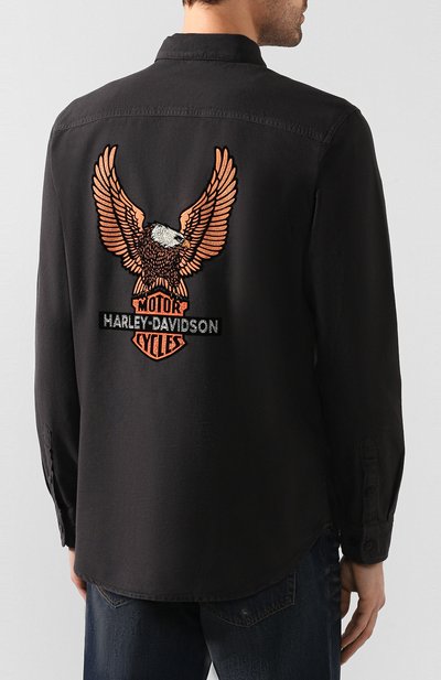 Хлопковая рубашка genuine motorclothes HARLEY-DAVIDSON, арт. 99103-20VM, фото 4