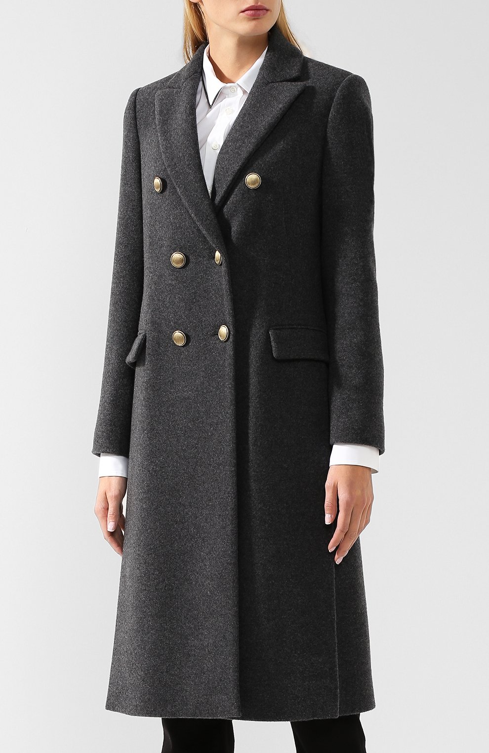 Двубортное кашемировое пальто BRUNELLO CUCINELLI, арт. MT4979273, фото 3