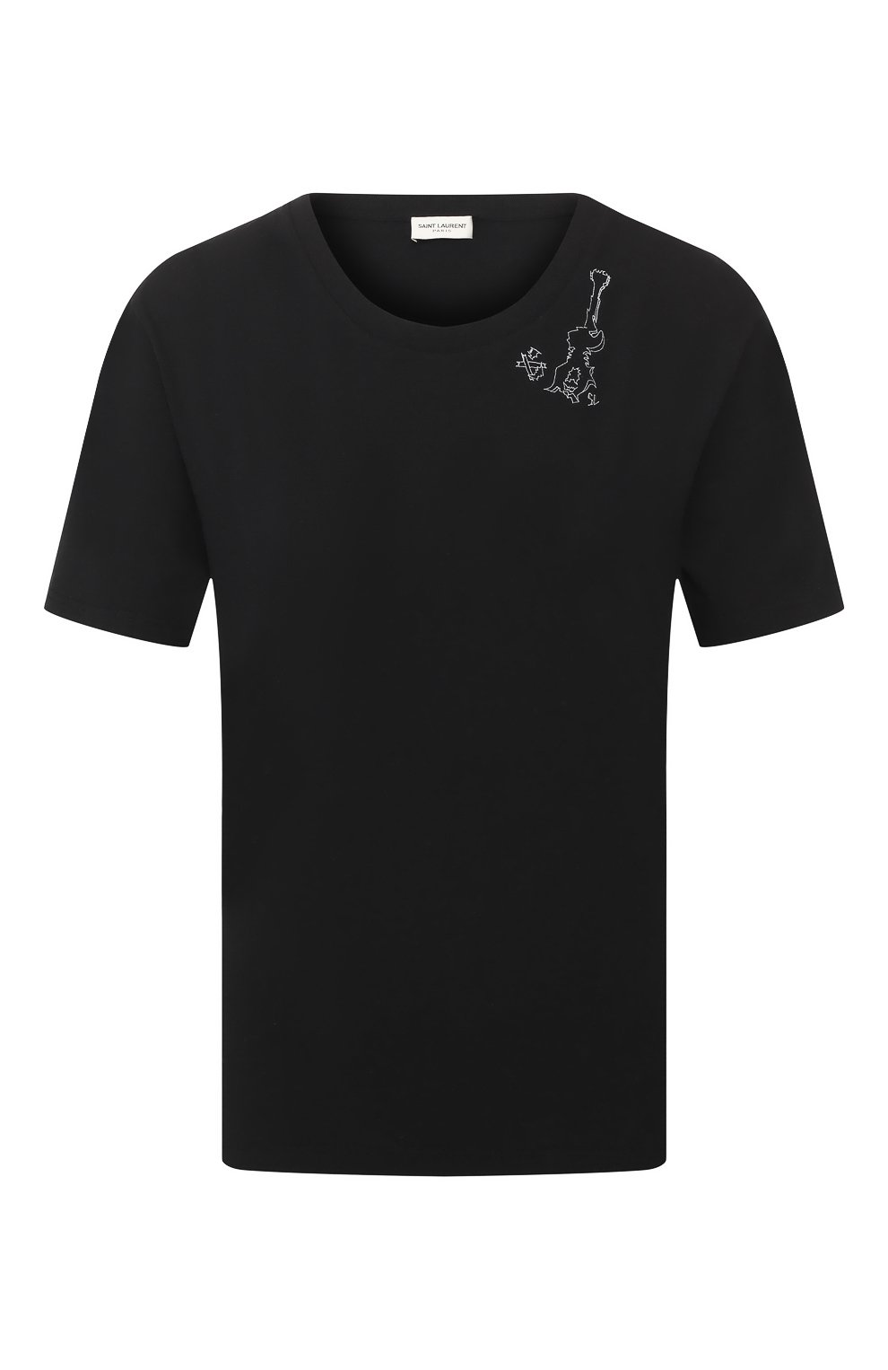 Хлопковая футболка SAINT LAURENT, арт. 605366/YBQJ2, фото 1
