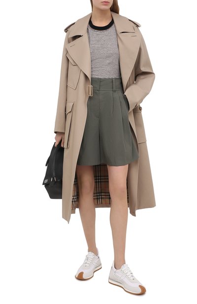 Льняная футболка BRUNELLO CUCINELLI коричневого цвета по цене 92800 руб., арт. MH964HL500, фото 2 Льняная футболка BRUNELLO CUCINELLI, арт. MH964HL500, фото 2