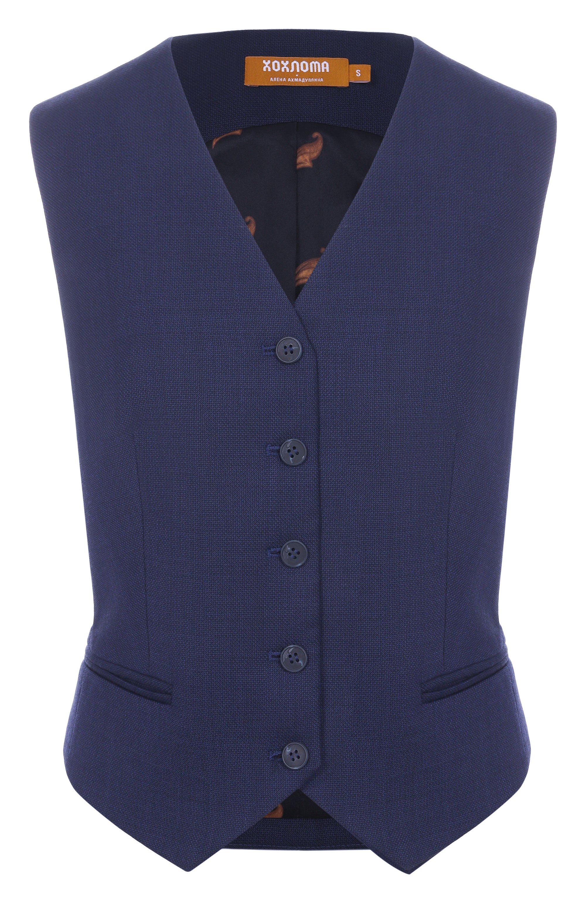 Шерстяной жилет ХОХЛОМА Х АЛЕНА АХМАДУЛЛИНА, арт. WTV2111, фото 1