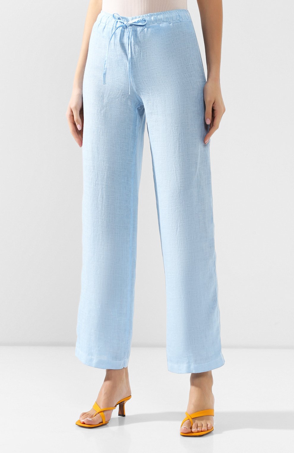 Льняные брюки 120% LINO, арт. R0W2145/0115/S00, фото 3