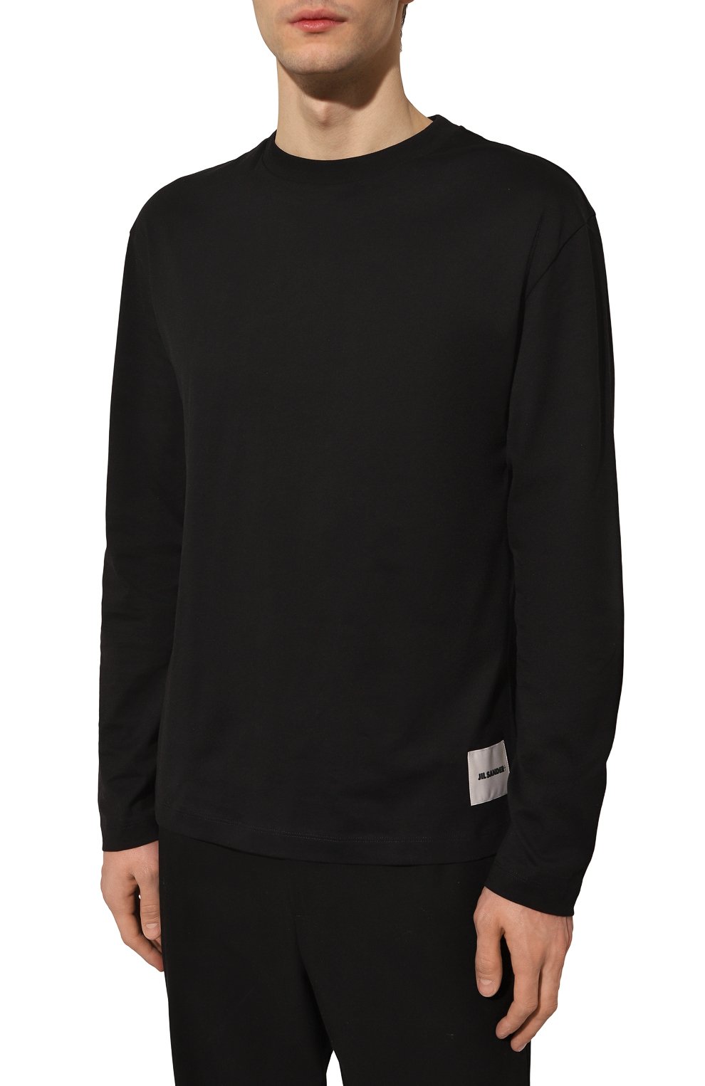 Комплект из трех лонгсливов JIL SANDER черного цвета по цене 58350 руб., арт. J47GC0002/J45048, фото 3 Комплект из трех лонгсливов JIL SANDER, арт. J47GC0002/J45048, фото 3