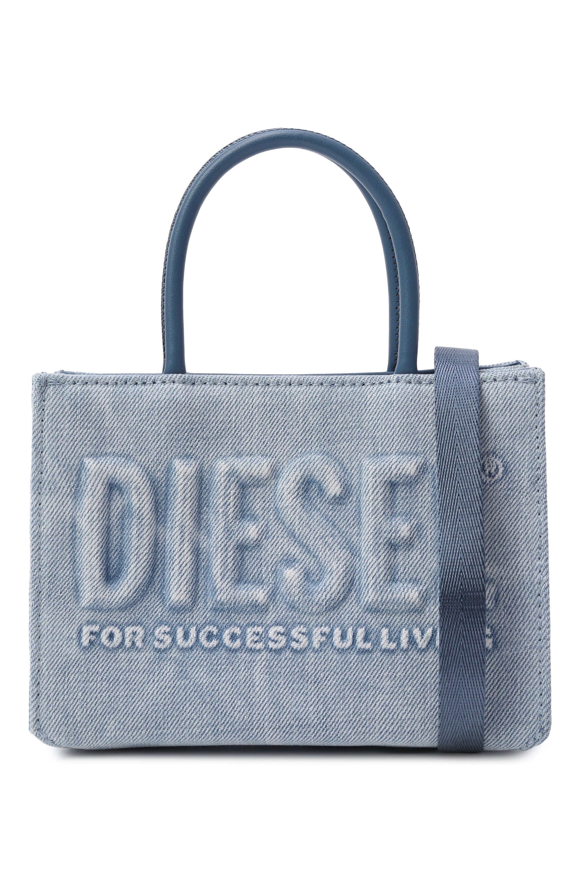 Сумка dsl 3d DIESEL голубого цвета по цене 26600 руб., арт. J02529/P1730, фото 4 Сумка dsl 3d DIESEL, арт. J02529/P1730, фото 4