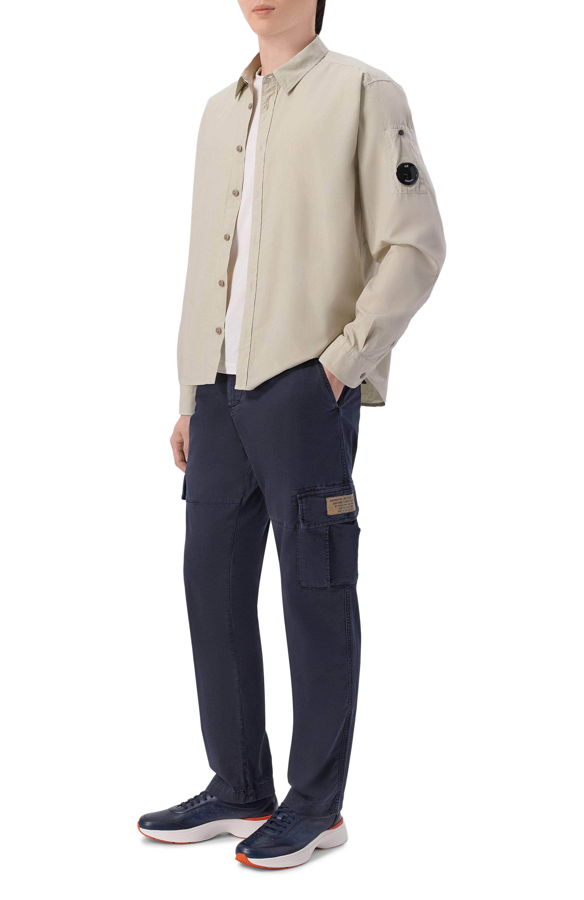 Хлопковые брюки-карго AERONAUTICA MILITARE, арт. PA1719UCT04332, фото 2