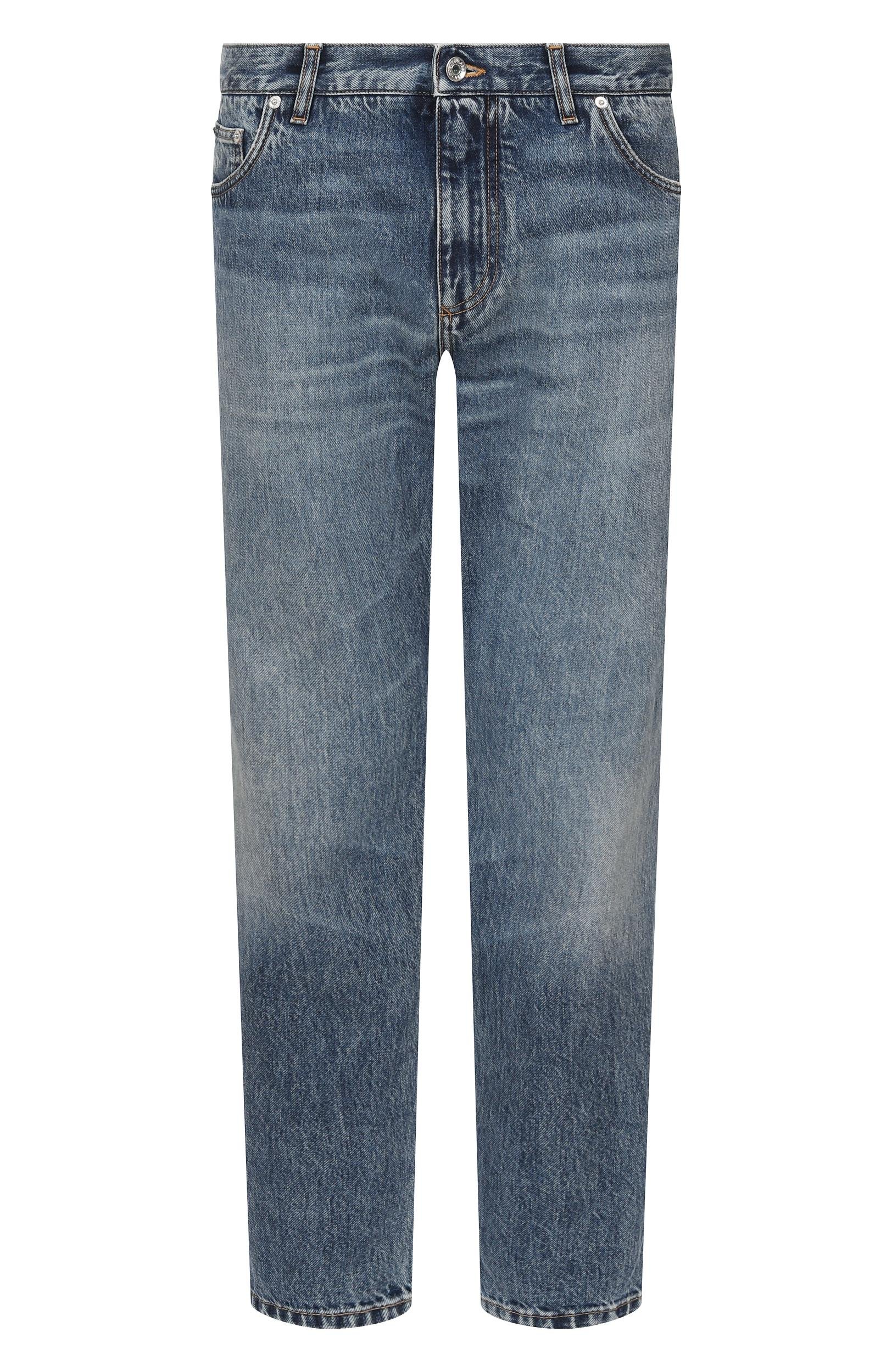 Джинсы slim DOLCE & GABBANA синего цвета по цене 98950 руб., арт. GY07LD/G8PZ7, фото 1 Джинсы slim DOLCE & GABBANA, арт. GY07LD/G8PZ7, фото 1