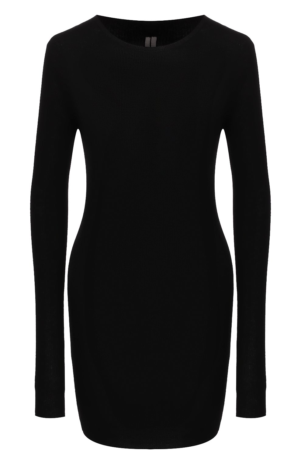 Шерстяной пуловер RICK OWENS черного цвета по цене 33600 руб., арт. RP20S1621/RIBM, фото 1 Шерстяной пуловер RICK OWENS, арт. RP20S1621/RIBM, фото 1