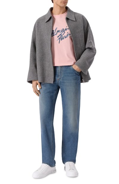 Хлопковая футболка BALMAIN, арт. GH1EG000/BD41, фото 2