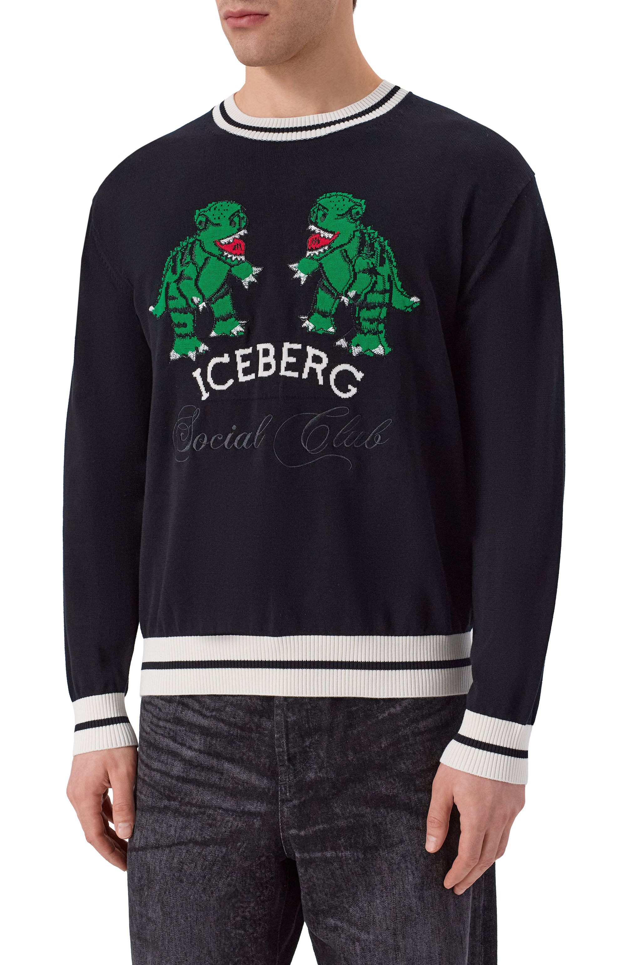 Хлопковый джемпер ICEBERG, арт. A004/9505, фото 3