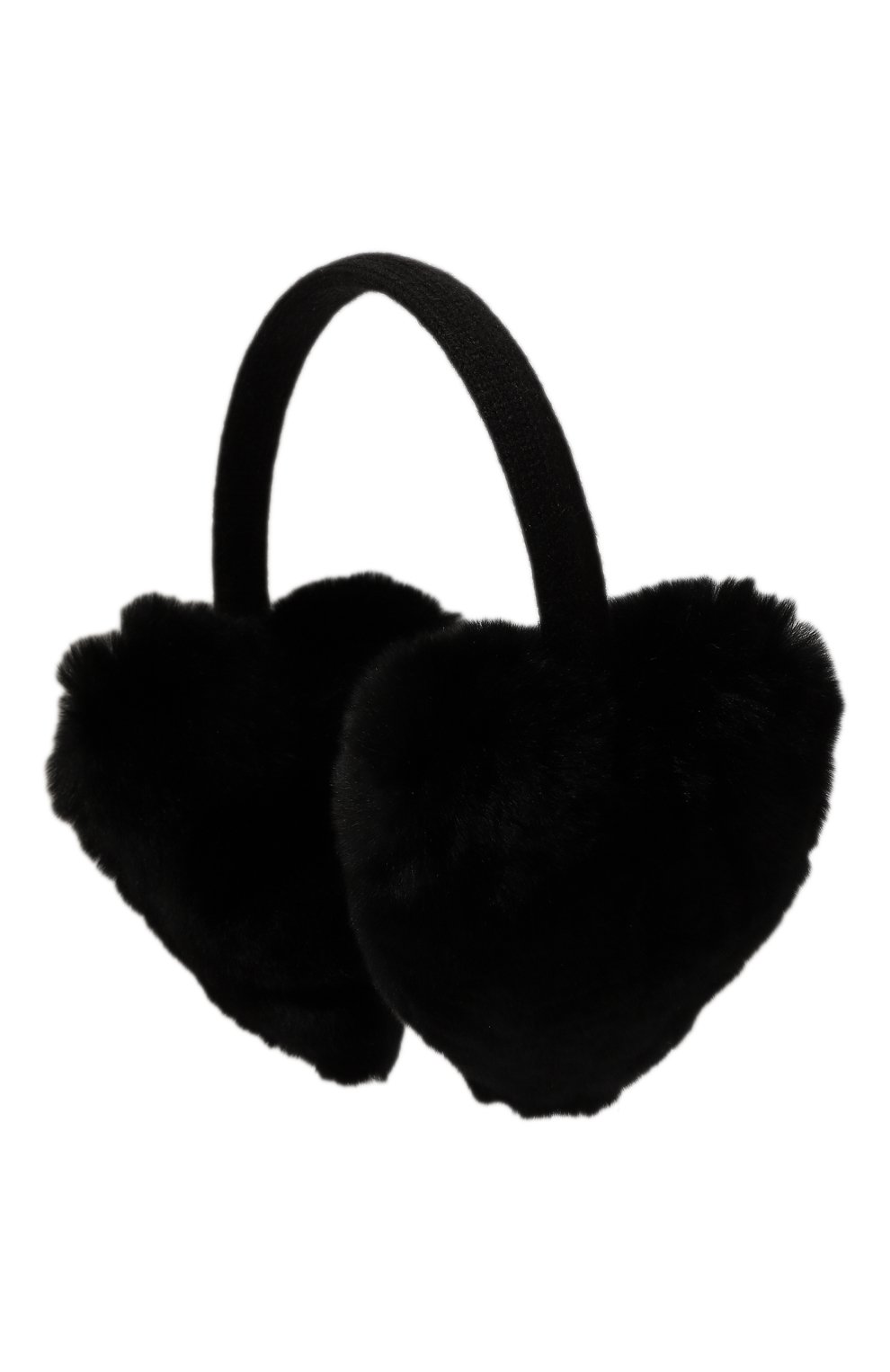 Меховые наушники YVES SALOMON ENFANT черного цвета по цене 12650 руб., арт. 24WEA008XXREXX, фото 2 Меховые наушники YVES SALOMON ENFANT, арт. 24WEA008XXREXX, фото 2