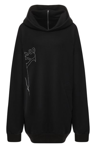Удлиненное худи YOHJI YAMAMOTO, арт. YJ-T03-671, фото 1