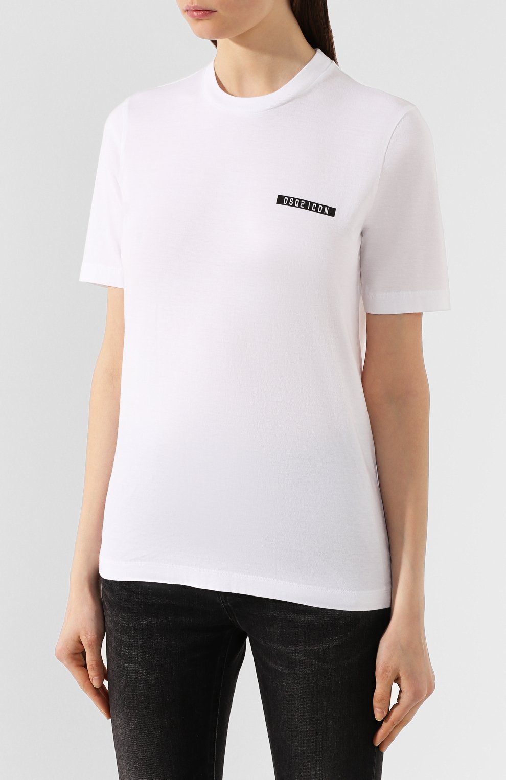 Хлопковая футболка DSQUARED2, арт. S80GC0002/S23009, фото 3