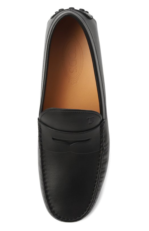 Кожаные мокасины Gommino Tod’s XXM22L00010N6M Чёрный  XXM22L00010N6M Фото 6