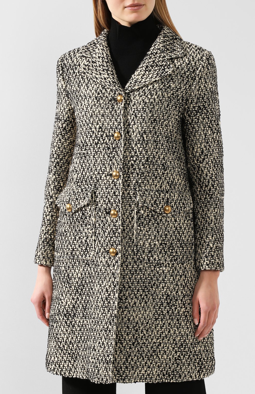 Шерстяное пальто GUCCI, арт. 609874/ZACCK, фото 3