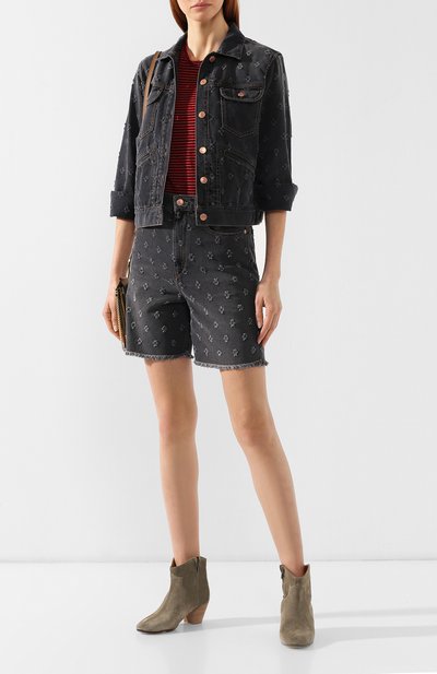 Джинсовые шорты ISABEL MARANT ETOILE, арт. SH0211-19P012E/LINY, фото 2