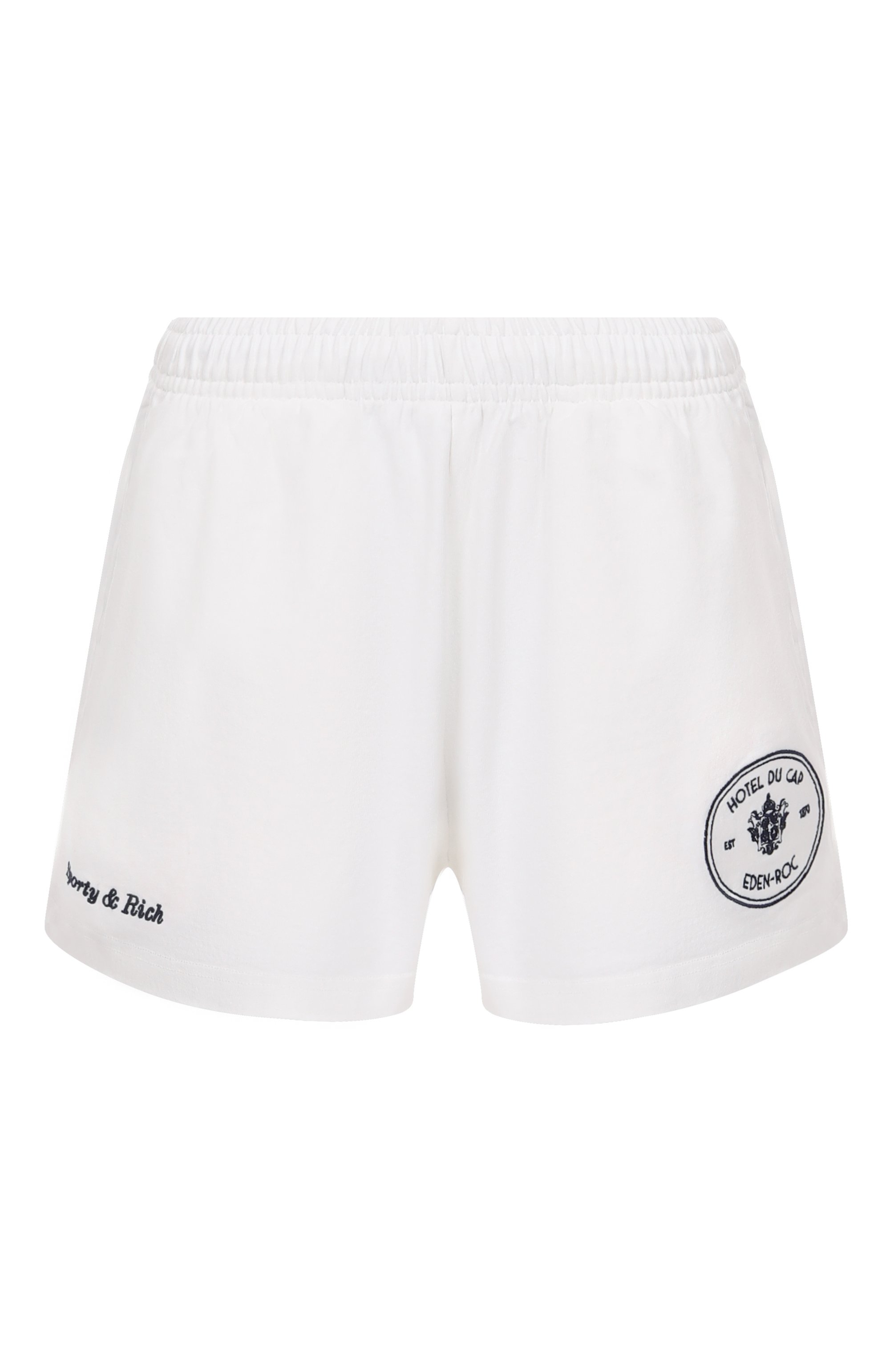 Хлопковые шорты sporty & rich x hotel du cap-eden-roc SPORTY AND RICH, арт. SH03760666WH01, фото 1