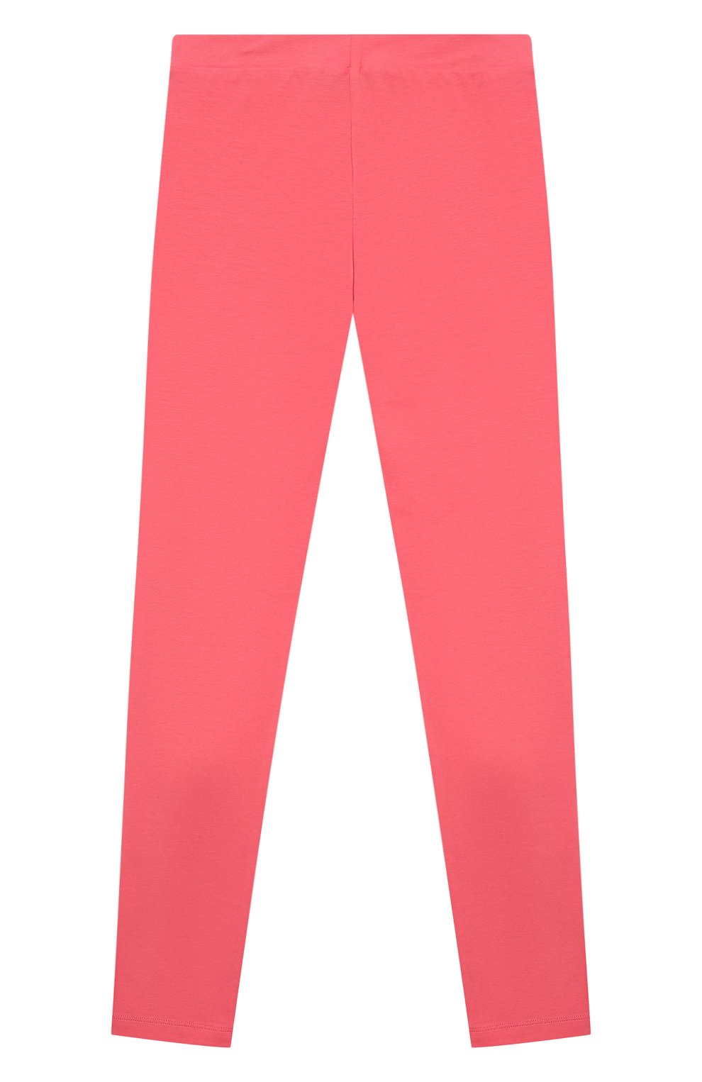 Хлопковые легинсы MOSCHINO кораллового цвета по цене 4995 руб., арт. HGP047/LBA00/4A-8A, фото 2 Хлопковые легинсы MOSCHINO, арт. HGP047/LBA00/4A-8A, фото 2