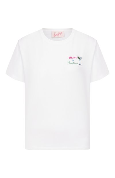 Женская хлопковая футболка MC2 SAINT BARTH, арт. STBW EMILIE/03994H