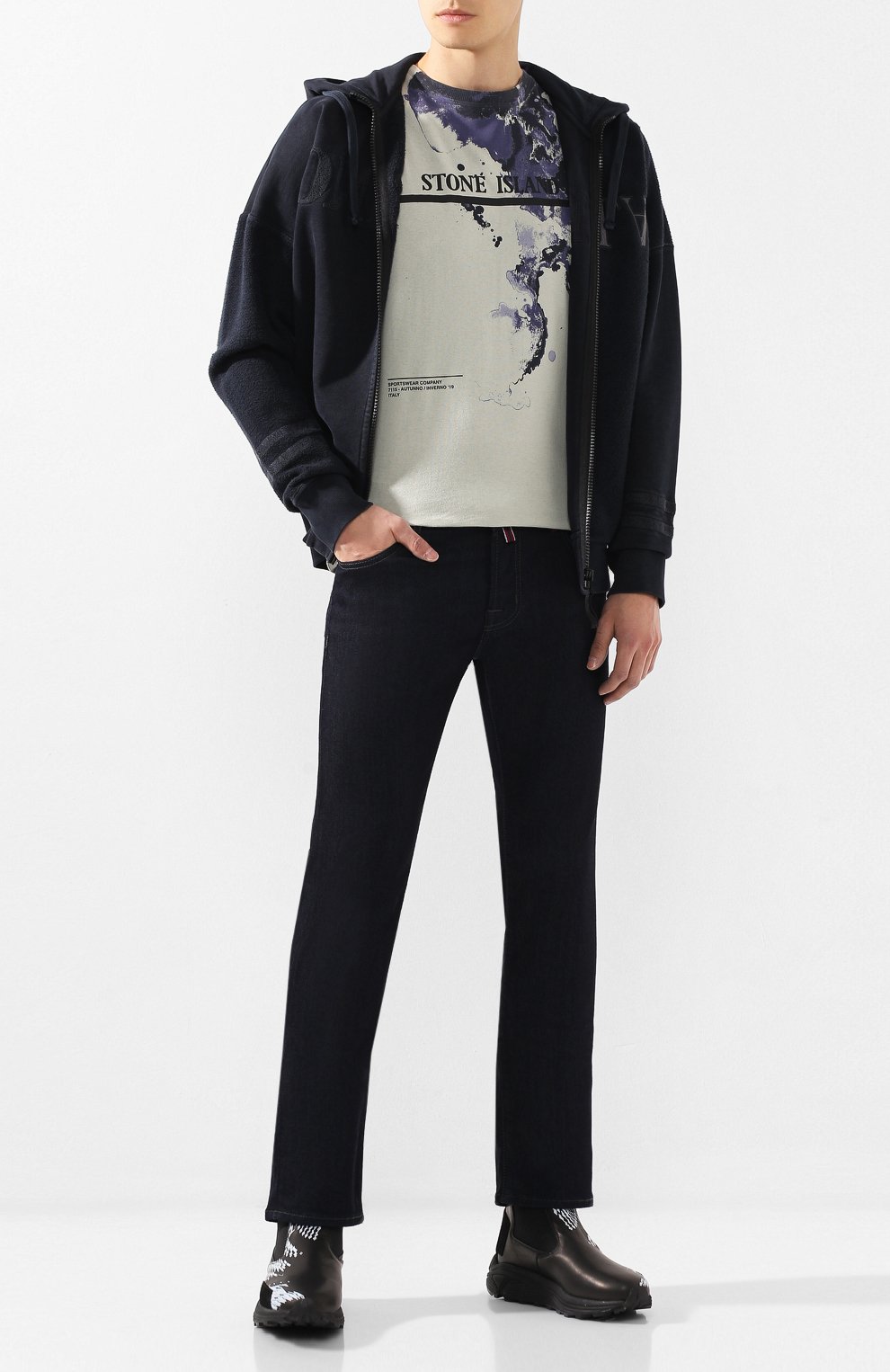 Кожаные челси STONE ISLAND SHADOW PROJECT, арт. 7119S0422, фото 2