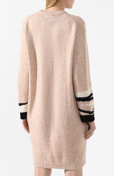 Платье KENZO бежевого цвета по цене 49500 руб., арт. F962R04113XA, фото 4 Платье KENZO, арт. F962R04113XA, фото 4