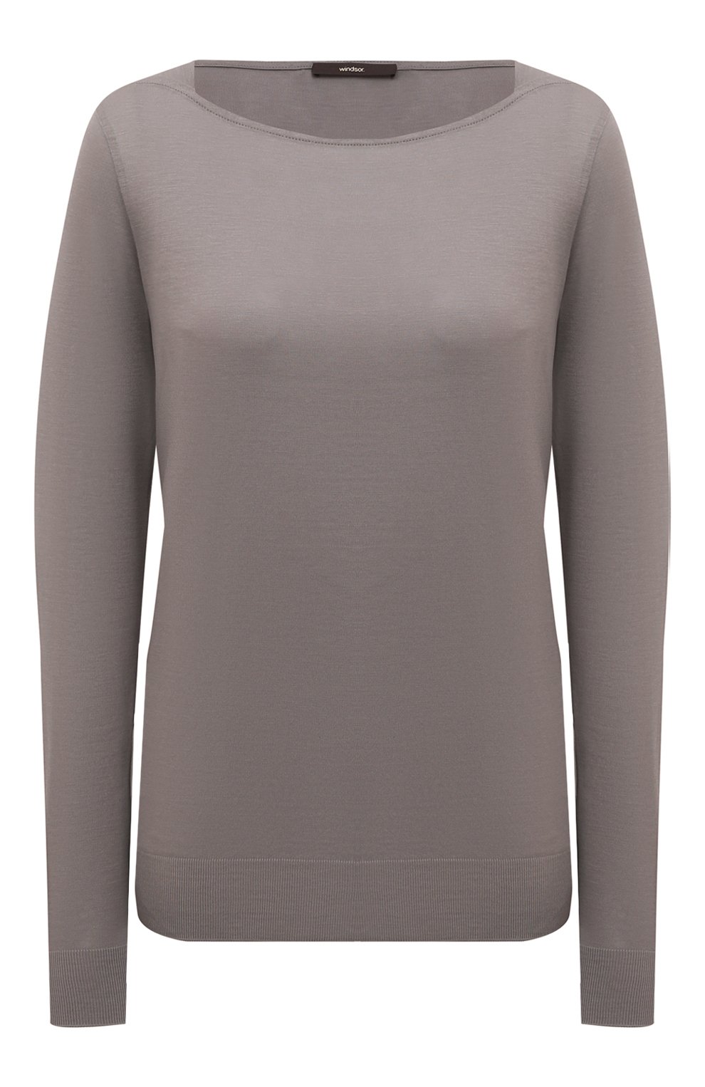 Пуловер WINDSOR серого цвета по цене 19050 руб., арт. 52 DT208/10013248, фото 1 Пуловер WINDSOR, арт. 52 DT208/10013248, фото 1