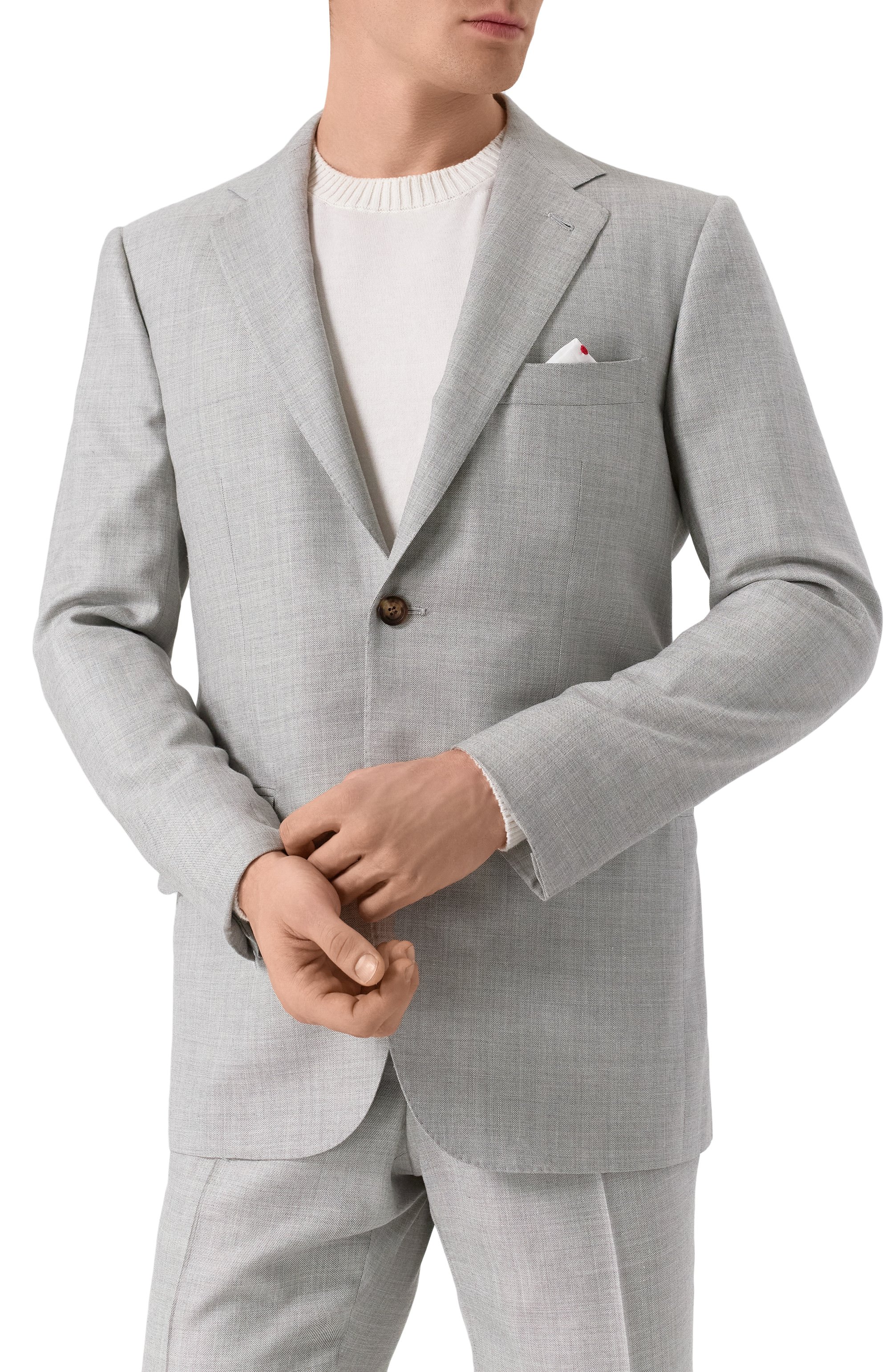 Костюм из кашемира и шелка KITON, арт. UA81K0600E01, фото 4