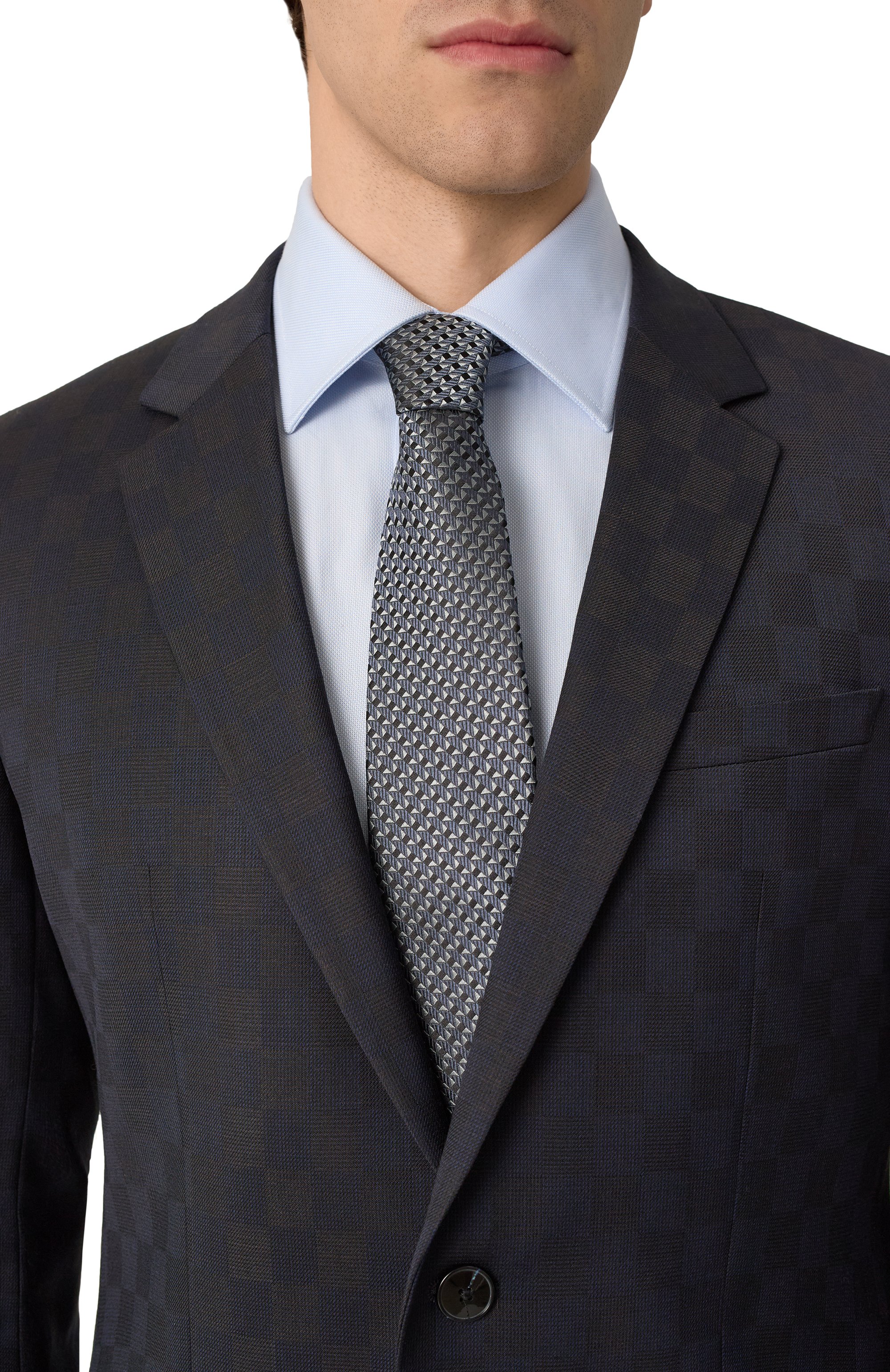 Шелковый галстук CANALI, арт. 18/HJ04255, фото 2