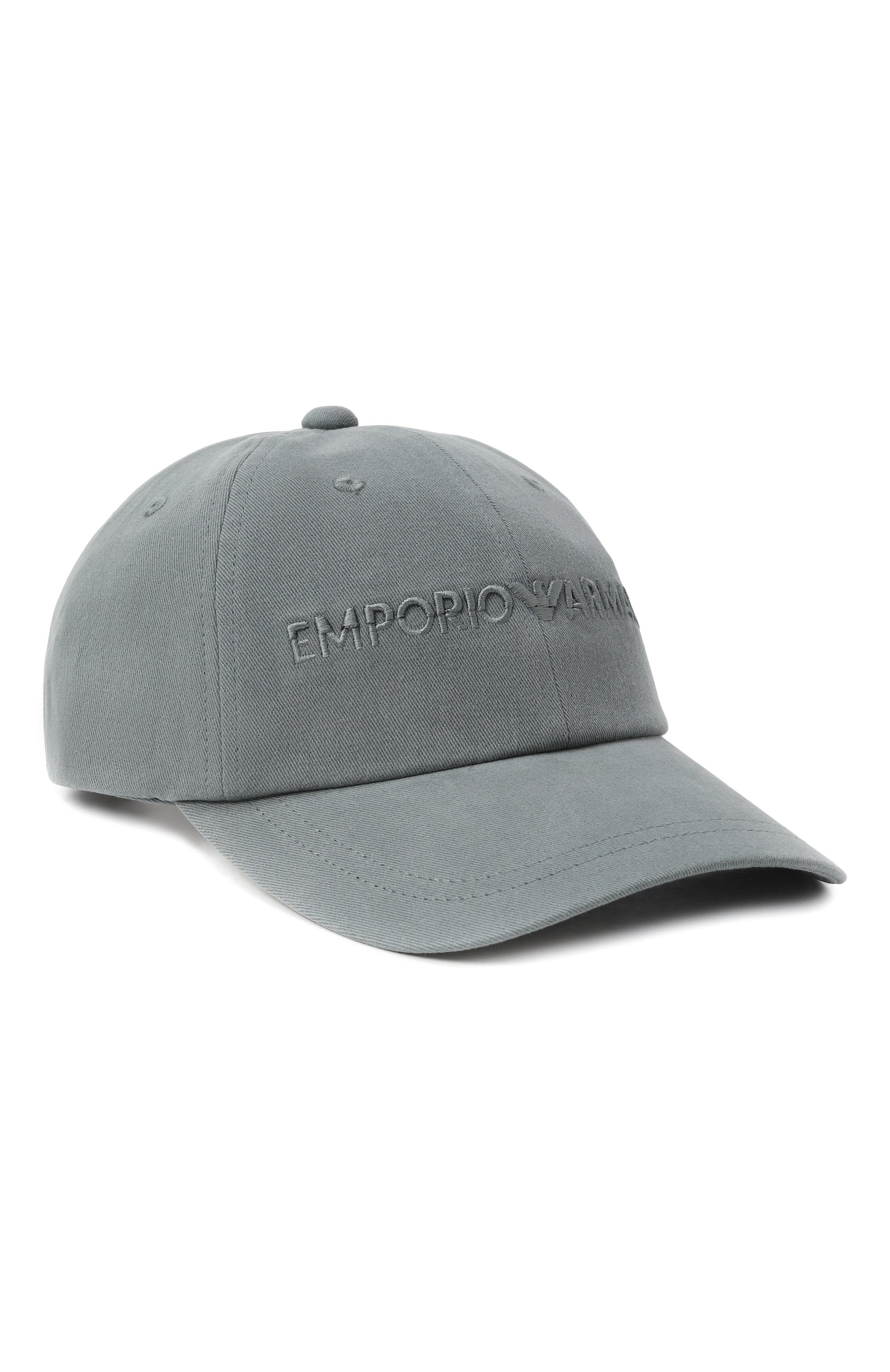 Хлопковая бейсболка EMPORIO ARMANI, арт. EM001319/AF14032, фото 1