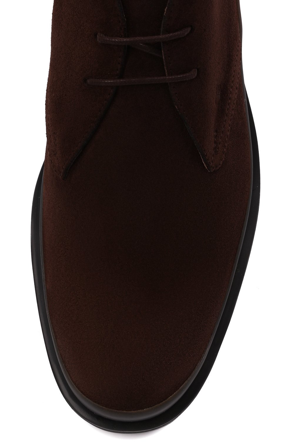 Замшевые ботинки TOD’S темно-коричневого цвета по цене 74600 руб., арт. XXM04E00D80RE0, фото 5 Замшевые ботинки TOD’S, арт. XXM04E00D80RE0, фото 5