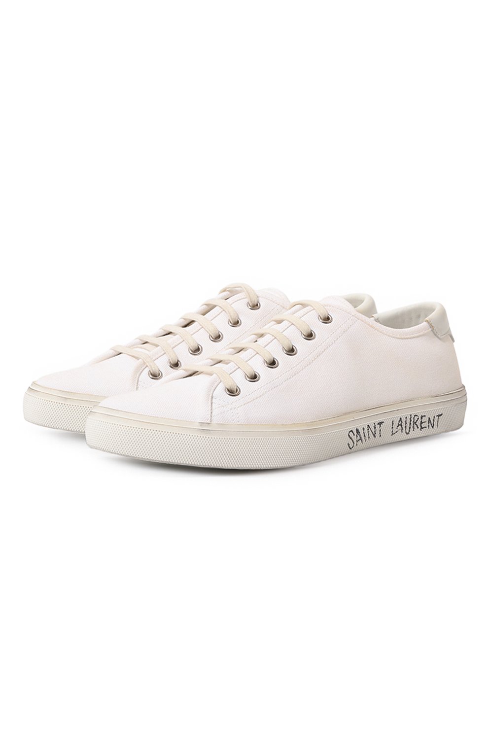 Текстильные кеды malibu SAINT LAURENT, арт. 606446, фото 1