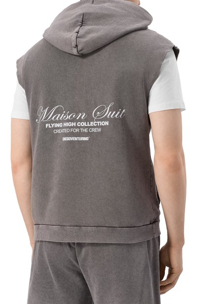 Хлопковый жилет DIEGO VENTURINO, арт. DVFLZ-SML0G0, фото 4