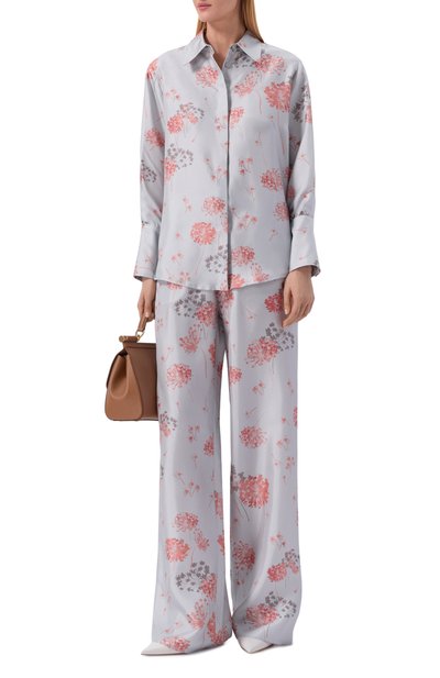 Женская шелковая рубашка COLOMBO, арт. CM00408/F/T0666-11-2E