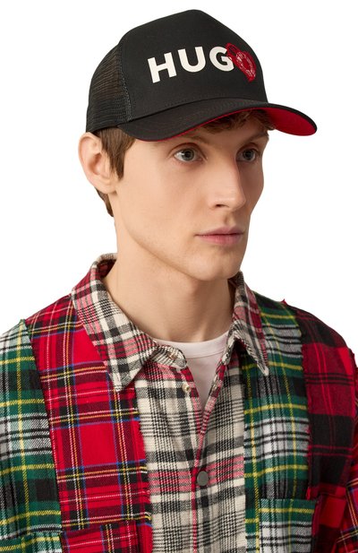 Хлопковая бейсболка HUGO, арт. 50533413, фото 2