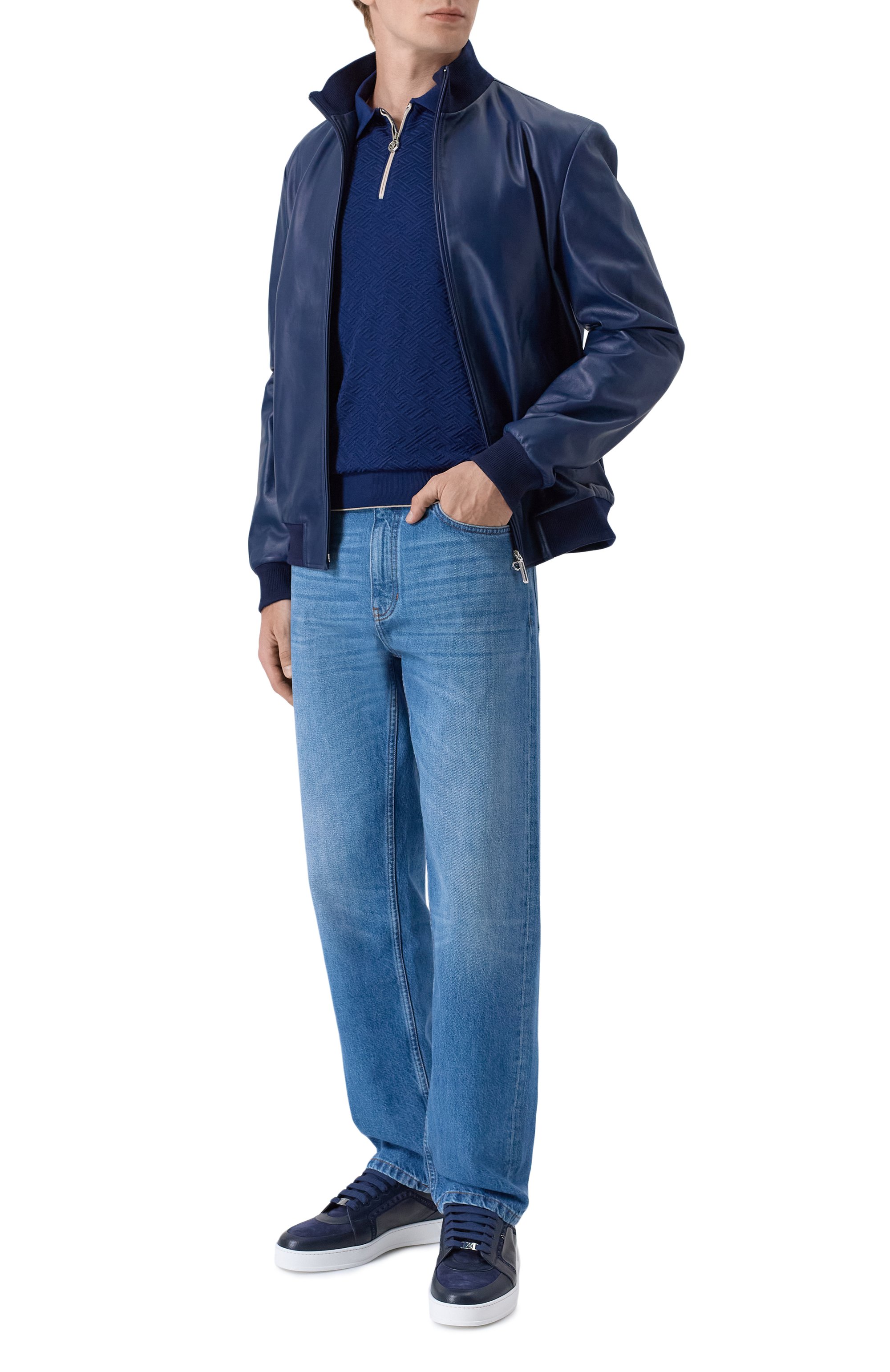 Шелковое поло STEFANO RICCI, арт. K616452P31/F26117, фото 2