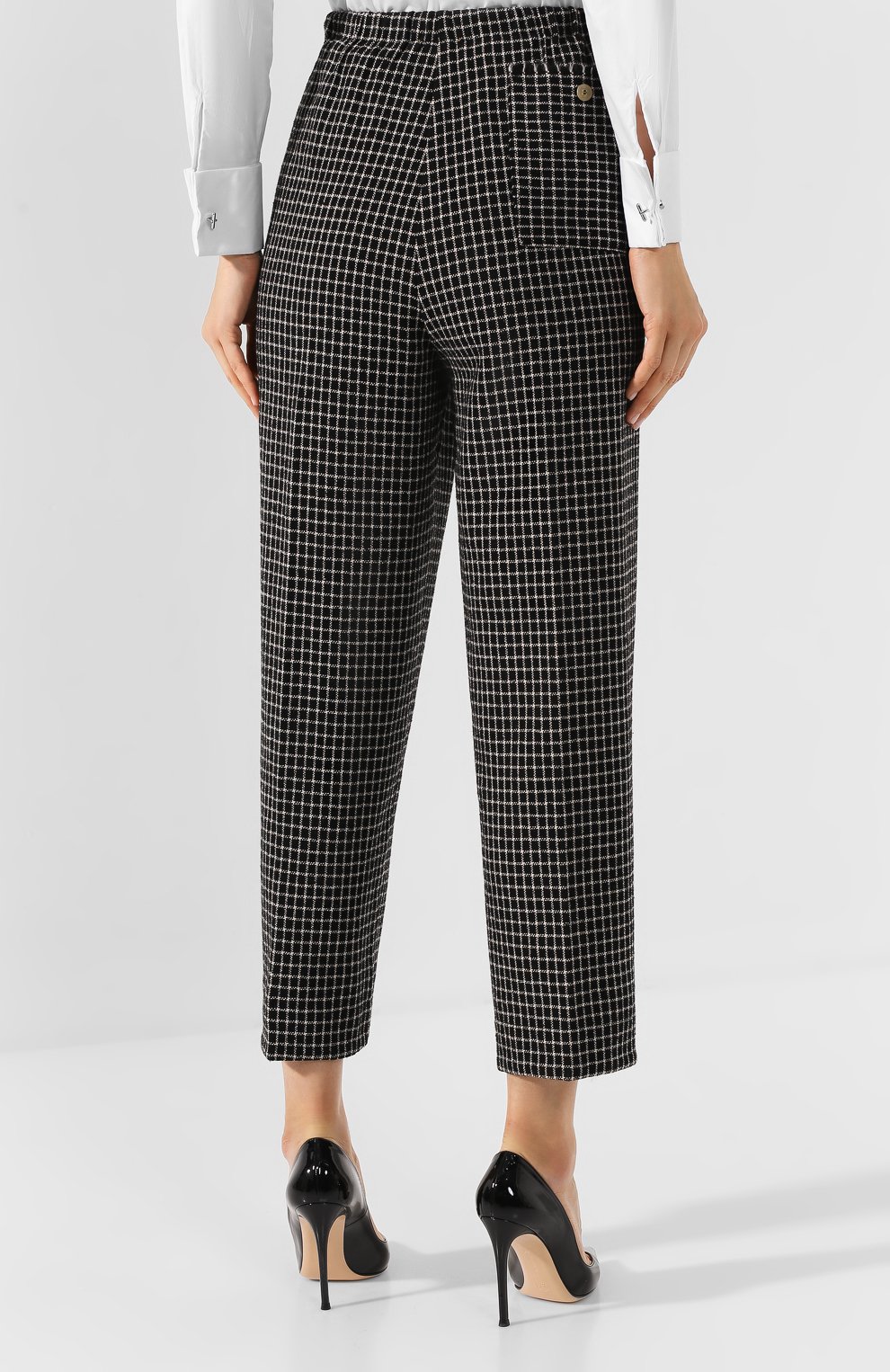 Брюки в клетку FORTE_FORTE, арт. 6743, фото 4