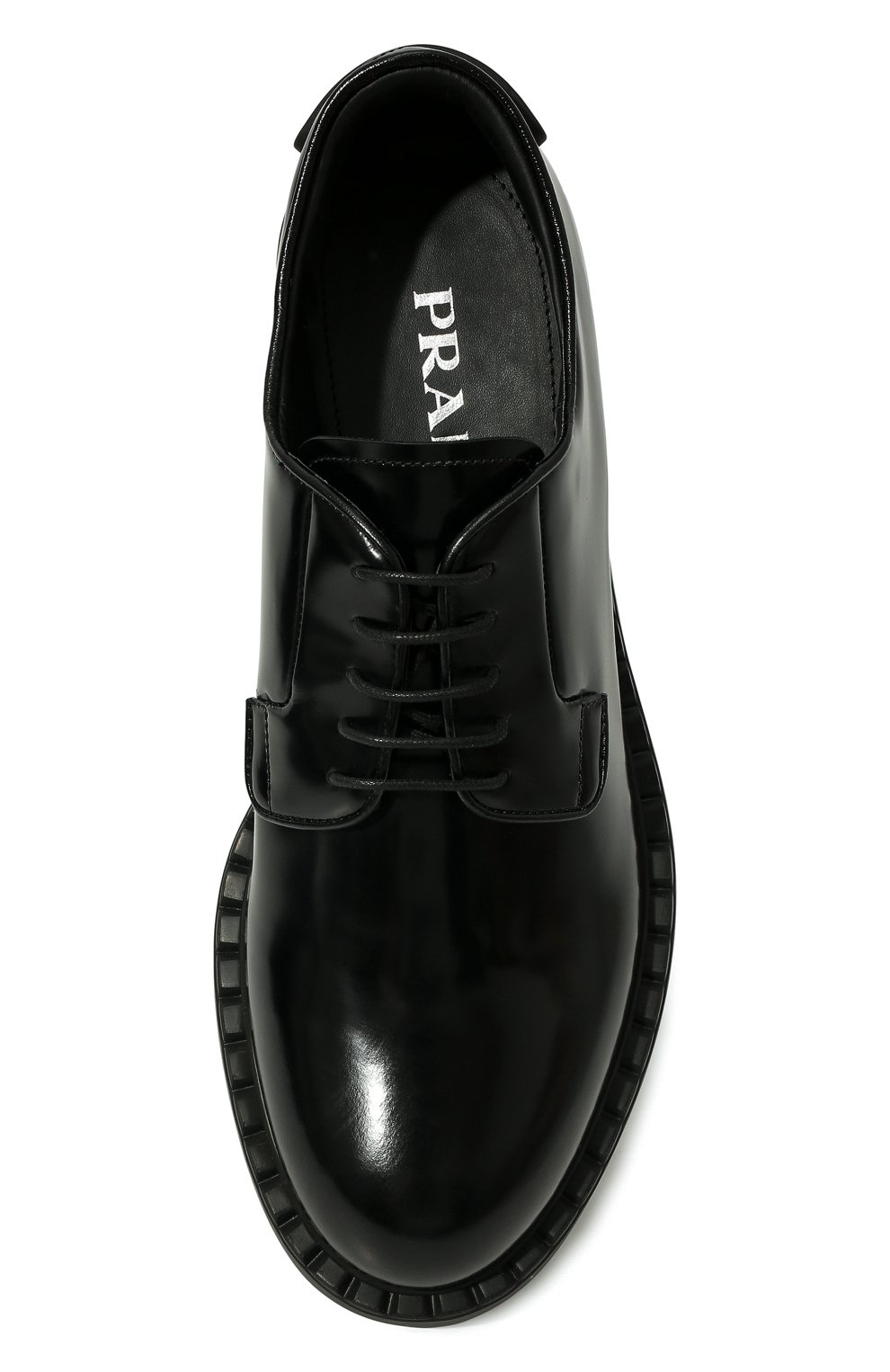 Кожаные дерби PRADA, арт. 1E877M-055-F0002-B050, фото 6